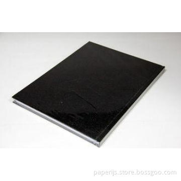 Black Hard Cover Offset Notebook Printing Services With Sew